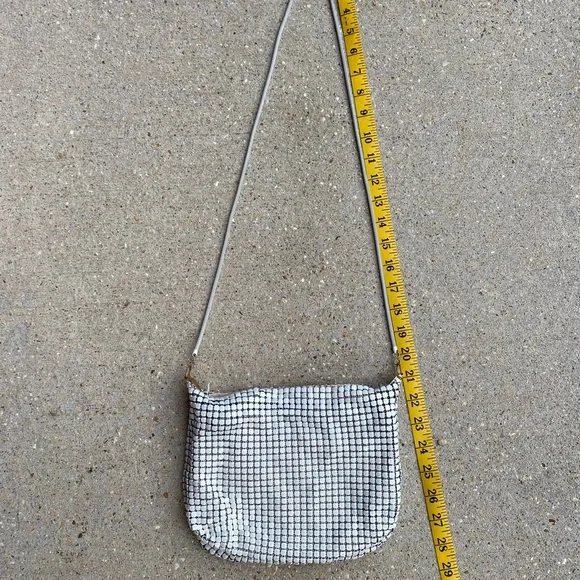 Vintage 90’s : White Chainmail Purse - Picture 7 of 8